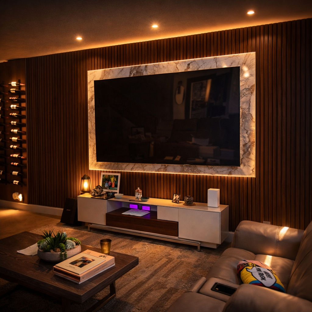 Modern wall panel installation